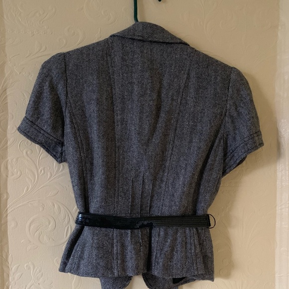 Ann Taylor Loft Black and White Tweed Suite Jacket - Picture 2 of 4